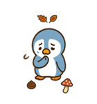 秋♡ず～っと使える♡ペンギン BIG（個別スタンプ：35）