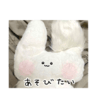 ぬいぐるみのうさぎスタンプ（個別スタンプ：13）