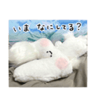 ぬいぐるみのうさぎスタンプ（個別スタンプ：21）