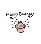 うさぎだけ。平成ギャル。（個別スタンプ：30）