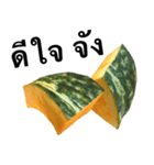 国産かぼちゃ 【タイ語のみ】（個別スタンプ：4）