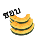 国産かぼちゃ 【タイ語のみ】（個別スタンプ：9）