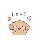 ティラミスうさぎとモンブランいぬ（個別スタンプ：15）