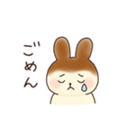 ティラミスうさぎとモンブランいぬ（個別スタンプ：21）