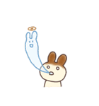 ティラミスうさぎとモンブランいぬ（個別スタンプ：33）