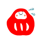 ほっこりだるまくん（個別スタンプ：3）