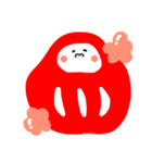 ほっこりだるまくん（個別スタンプ：4）
