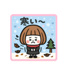 ミニキャラの日常【秋冬】（個別スタンプ：15）