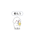 激しく尻尾をふるトイプー（個別スタンプ：22）