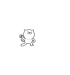 つかいやすいねこです。mini2 4コマ物語（個別スタンプ：6）