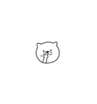つかいやすいねこです。mini2 4コマ物語（個別スタンプ：40）