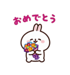 可愛いずっと使えるうさぎ日常挨拶スタンプ（個別スタンプ：12）