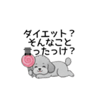 テンション高めのトイプードル（個別スタンプ：23）