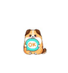 動く！ドット絵犬（個別スタンプ：6）
