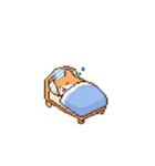 動く！ドット絵犬（個別スタンプ：14）