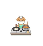 動く！ドット絵犬（個別スタンプ：19）