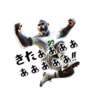 ゴリラ×高校サッカー！リアル3D！（個別スタンプ：2）