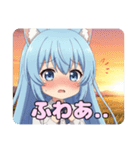 秋の夕焼けありさみなみセット（個別スタンプ：10）