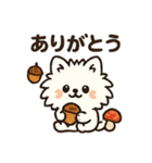 秋♡ず～っと使える♡ポメラニアン（個別スタンプ：22）