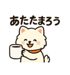 秋♡ず～っと使える♡ポメラニアン（個別スタンプ：37）