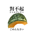 国産かぼちゃ 【台湾語】（個別スタンプ：9）