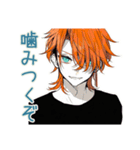 ワイルドなわんこ系ギャル男♡（個別スタンプ：1）