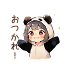 パンダパーカーちゃんのゆる謝罪★（個別スタンプ：40）