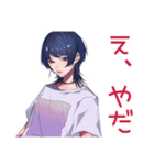サブカルガールのゆる本音トーク（個別スタンプ：8）