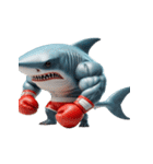 ボクシングサメの感情が爆発した（個別スタンプ：9）