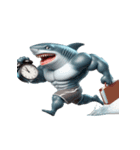 ボクシングサメの感情が爆発した（個別スタンプ：20）