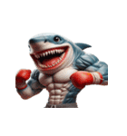 ボクシングサメの感情が爆発した（個別スタンプ：31）