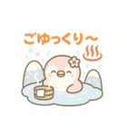 ももぺん（ピンクのペンギン）冬バージョン（個別スタンプ：8）