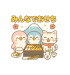 ももぺん（ピンクのペンギン）冬バージョン（個別スタンプ：36）