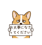 しょぼしょぼコーギー、オータム（個別スタンプ：32）