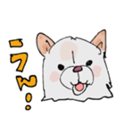 白柴めぐたのラフスタンプ（個別スタンプ：5）