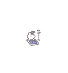 超ちいさいネガティブうさちゃん（個別スタンプ：7）