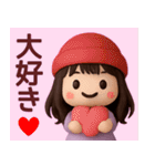 【秋冬】めっちゃ使える女の子スタンプ（個別スタンプ：27）