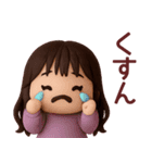 【秋冬】めっちゃ使える女の子スタンプ（個別スタンプ：38）
