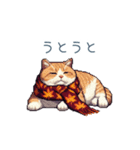秋の猫ちゃん【かわいい・日常会話】（個別スタンプ：16）