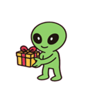 へんてこエイリアンのひとこと@SFW（個別スタンプ：7）