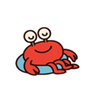 ハサミでごきげんカニさん@SFW（個別スタンプ：5）
