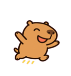 ゆるカピバラのまいにち@SFW（個別スタンプ：1）