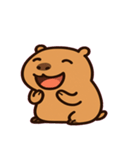 ゆるカピバラのまいにち@SFW（個別スタンプ：2）