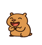 ゆるカピバラのまいにち@SFW（個別スタンプ：9）