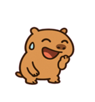 ゆるカピバラのまいにち@SFW（個別スタンプ：12）
