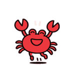 ゆるカニのまいにち@SFW（個別スタンプ：1）