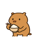 まったりカピバラのひとこと@SFW（個別スタンプ：1）