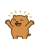 まったりカピバラのひとこと@SFW（個別スタンプ：3）