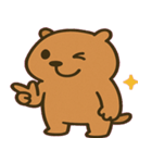 まったりカピバラのひとこと@SFW（個別スタンプ：15）