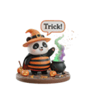 パンダちゃんのハロウィン＆クリスマス（個別スタンプ：4）